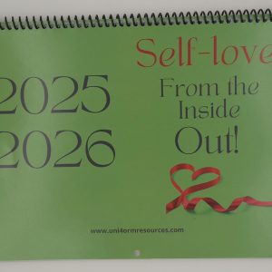 2025-2026 Self-love Inside Out!! Wall Calendar